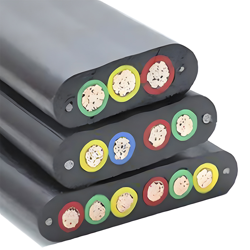 Multi-core dynamic drag chain cable